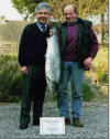 Robbie Grant with his 26 pound fish taken in 2001
